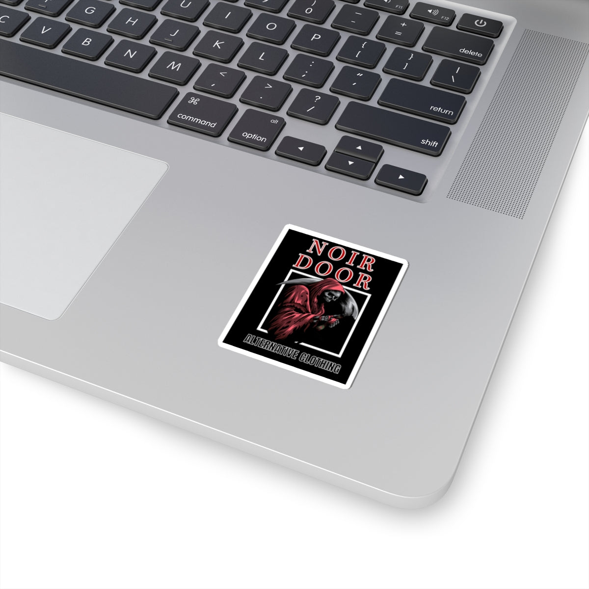 Grim Reaper Sticker: Gothic Memento Mori Art, Alternative Style