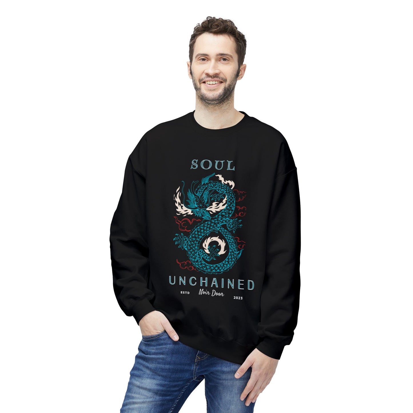 Dragon Graphic Sweatshirt: Soul Unchained Edgy Streetwear
