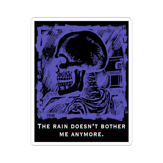 Purple Skeleton Sticker, Best Stickers for Laptops with Dark Aesthetics, Emotional Resilience Sticker, Water Bottle Sticker, Gift Ideas