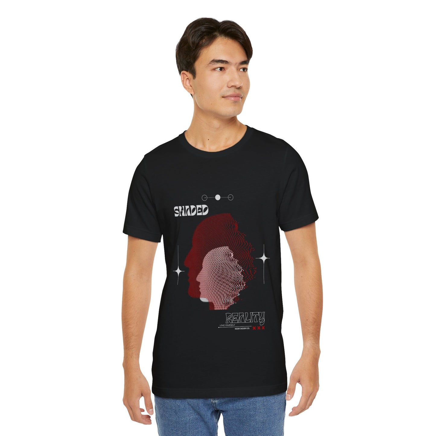 Shaded Reality Gothic Tee: Pixel Art, Edgy Streetwear