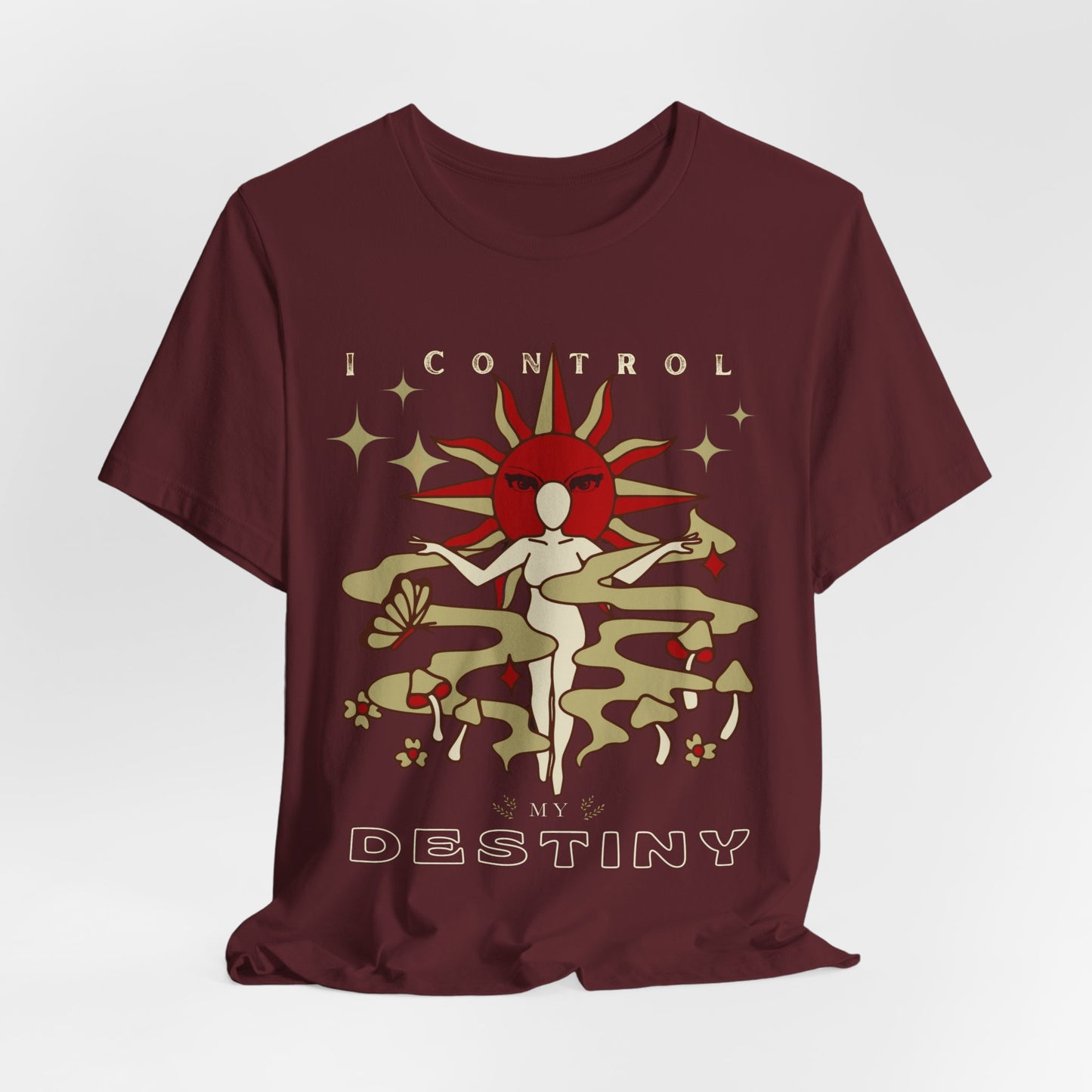 Celestial Sun Sign T-Shirt: Witchy Vibes, Mother Earth Apparel