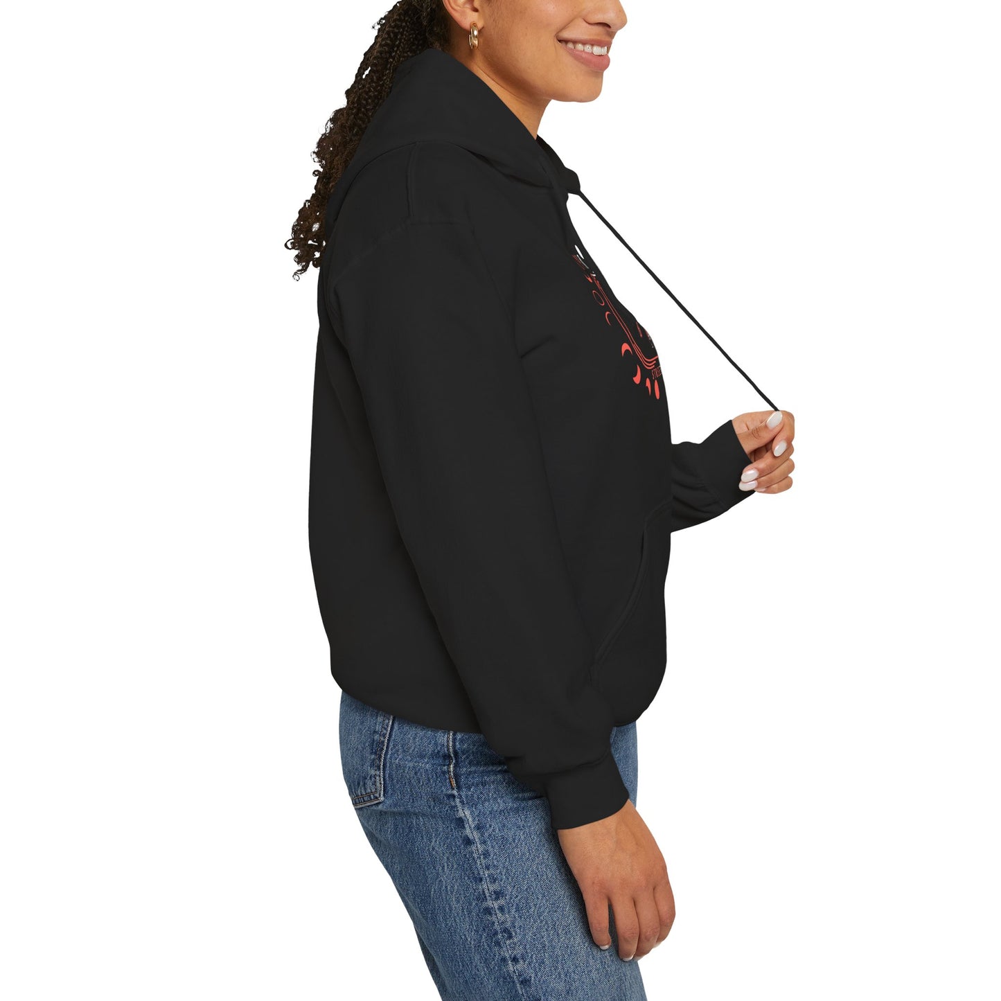 Celestial Oversized Hoodie for Her, Gothic Skull and Moon Pullover, Unique Alternative Apparel, Dark Aesthetic Top, Moody Fashion for Fall