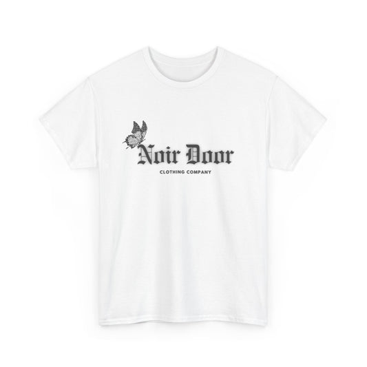 Noir Door Butterfly Logo Tee – Alternative Aesthetic Streetwear