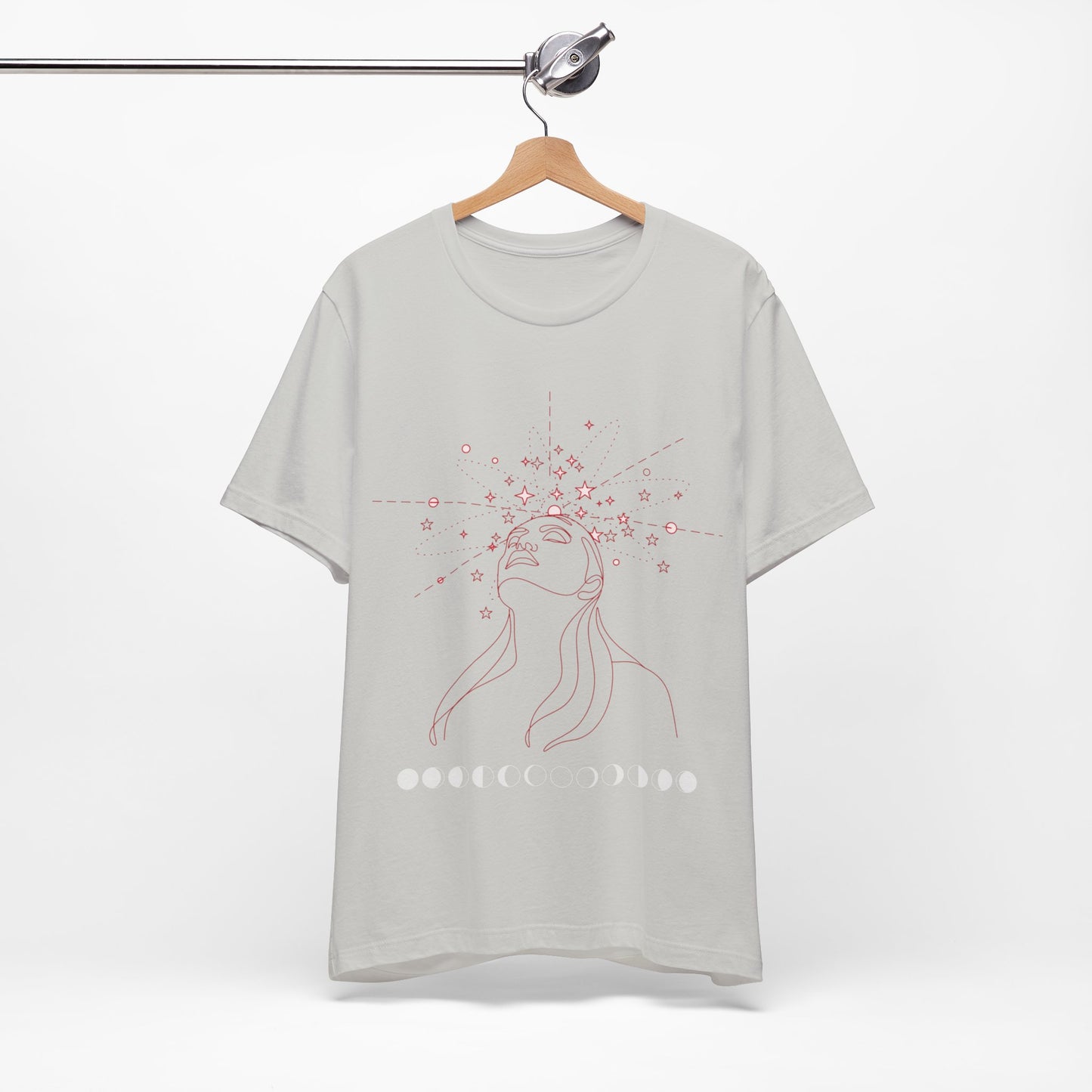 Mystical Imagination Tee: Moon Phases, Witchy Style