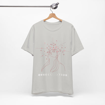 Mystical Imagination Tee: Moon Phases, Witchy Style