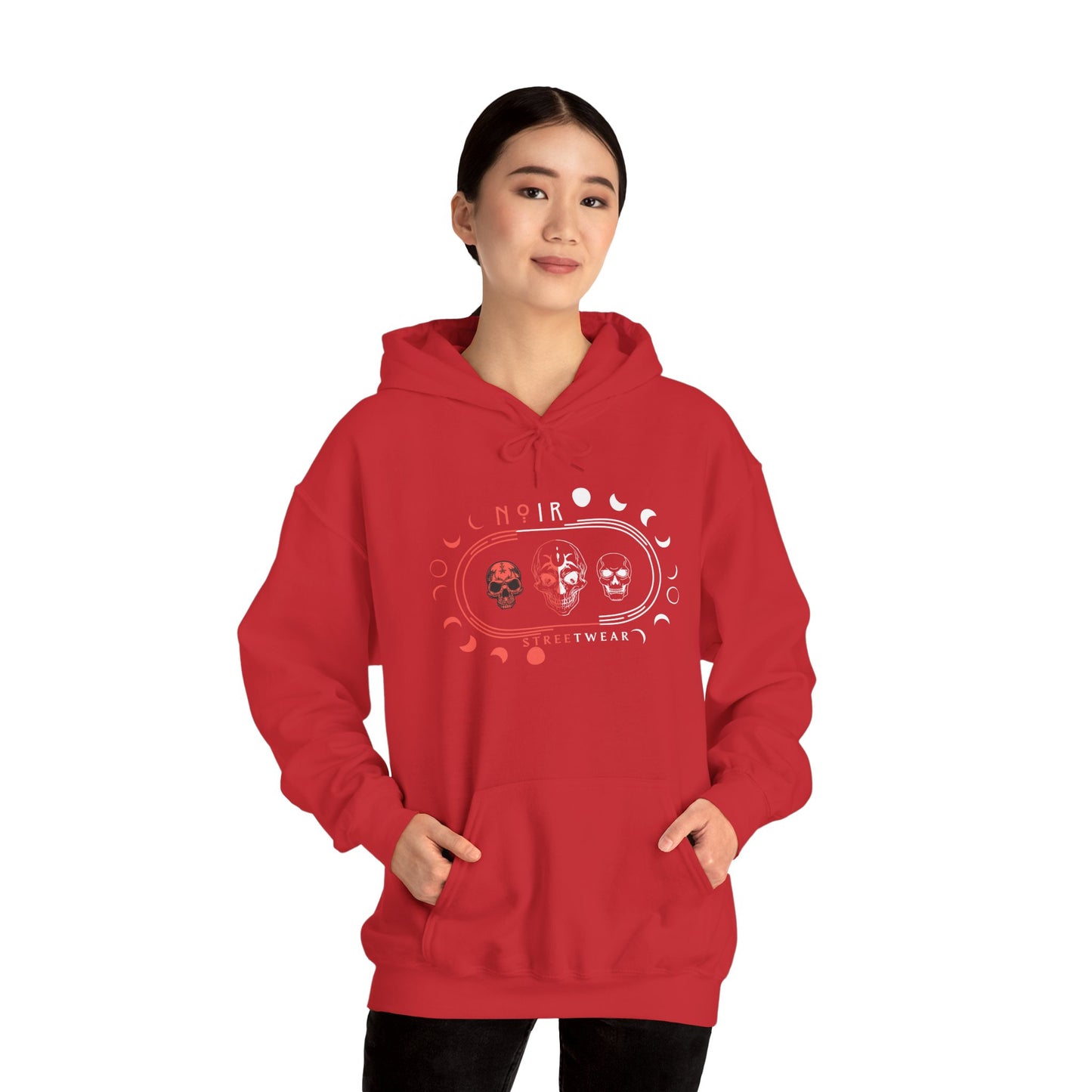 Celestial Oversized Hoodie for Her, Gothic Skull and Moon Pullover, Unique Alternative Apparel, Dark Aesthetic Top, Moody Fashion for Fall