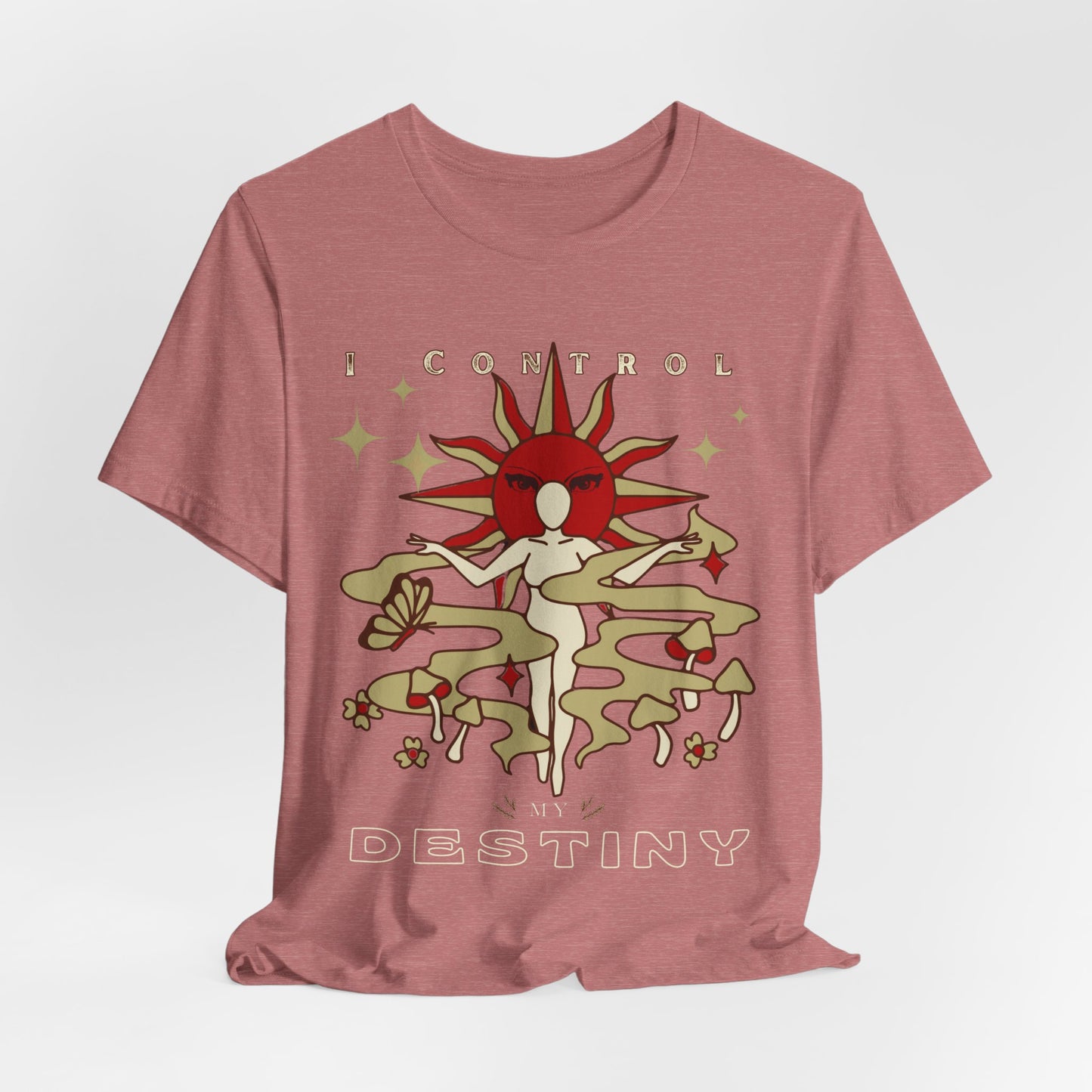 Celestial Sun Sign T-Shirt: Witchy Vibes, Mother Earth Apparel
