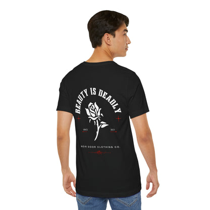 Hopeless Romantic T-Shirt: Red Rose Skeleton, Gothic Grunge Tee
