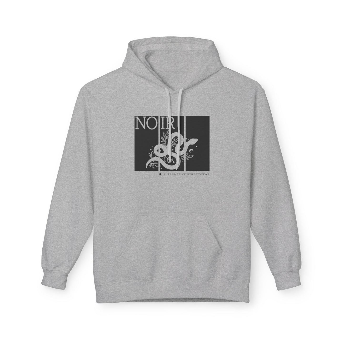 Gothic Snake Graphic Hoodie: Alternative Streetwear Pullover