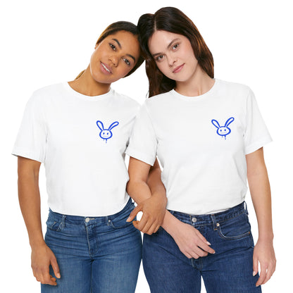 Lucky Bunny Graffiti T-Shirt: Edgy Streetwear, Mental Health Awareness