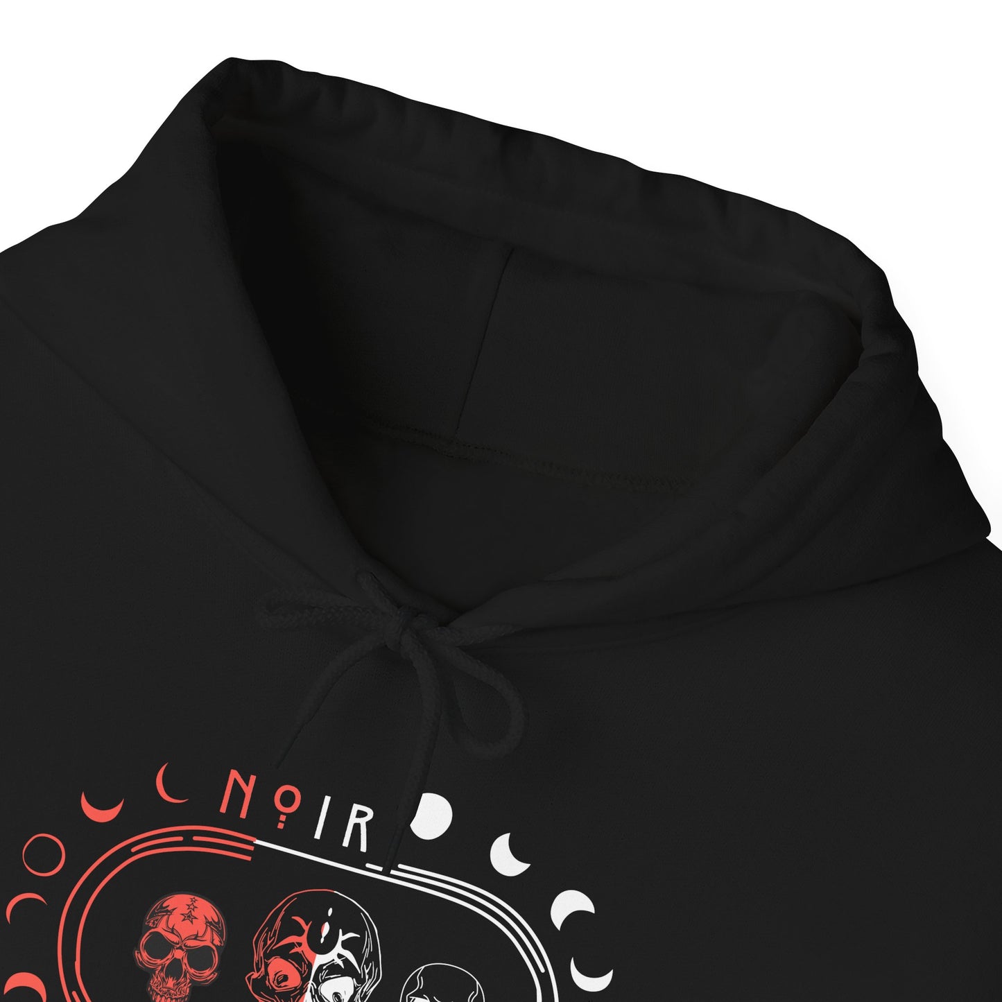 Celestial Oversized Hoodie for Her, Gothic Skull and Moon Pullover, Unique Alternative Apparel, Dark Aesthetic Top, Moody Fashion for Fall