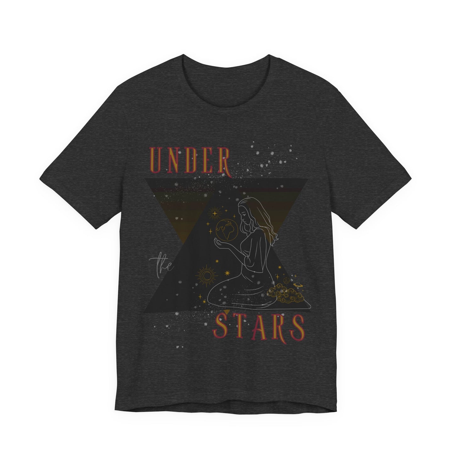 Cosmic Goddess T-Shirt: Celestial Witch, Astrology Lover, Boho Fashion