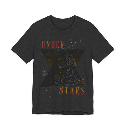 Cosmic Goddess T-Shirt: Celestial Witch, Astrology Lover, Boho Fashion