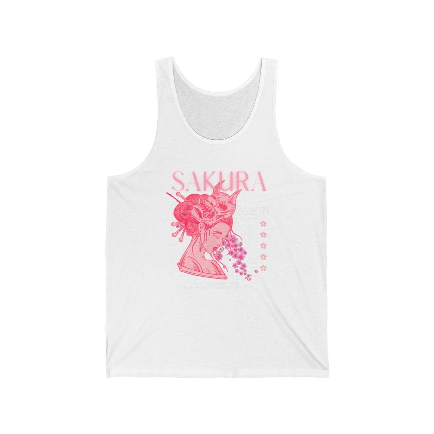 Cherry Blossom Tank Top: Japanese Pastel Goth Fashion