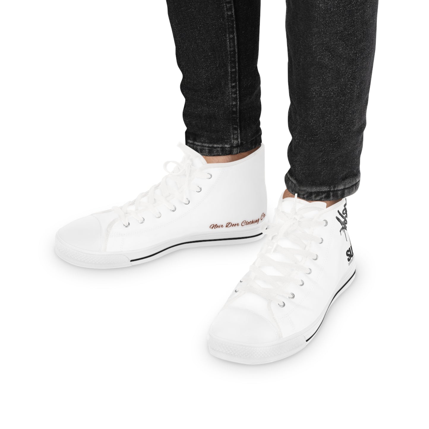 High-Top Sneakers: Surreal Graffiti Art, Memory Foam Soles
