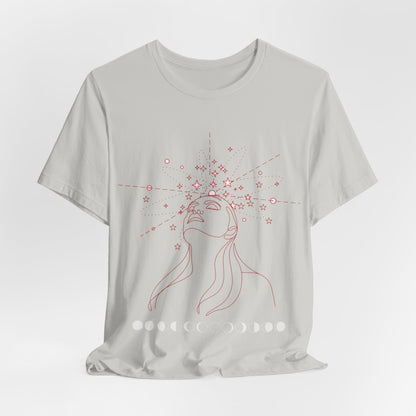 Mystical Imagination Tee: Moon Phases, Witchy Style