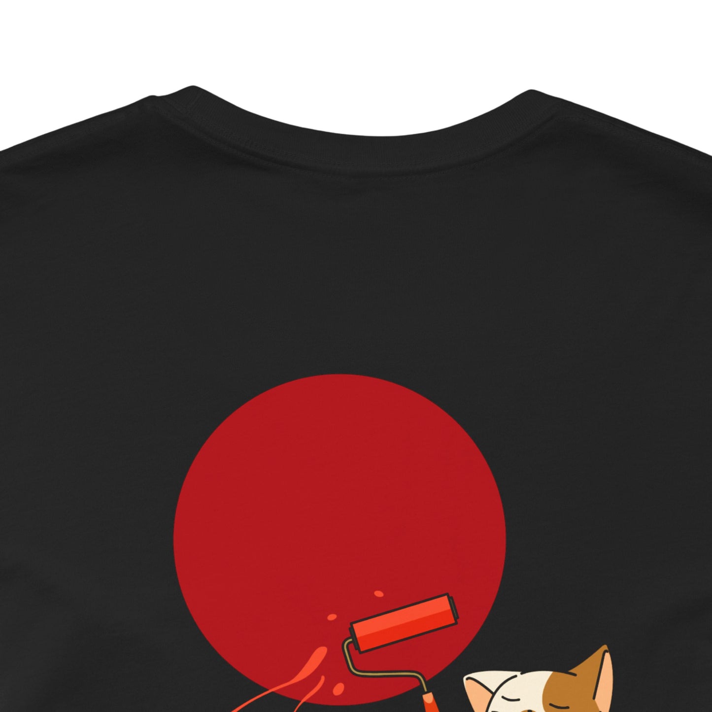 Life Is Art Cat T-Shirt: Happy Accidents Design