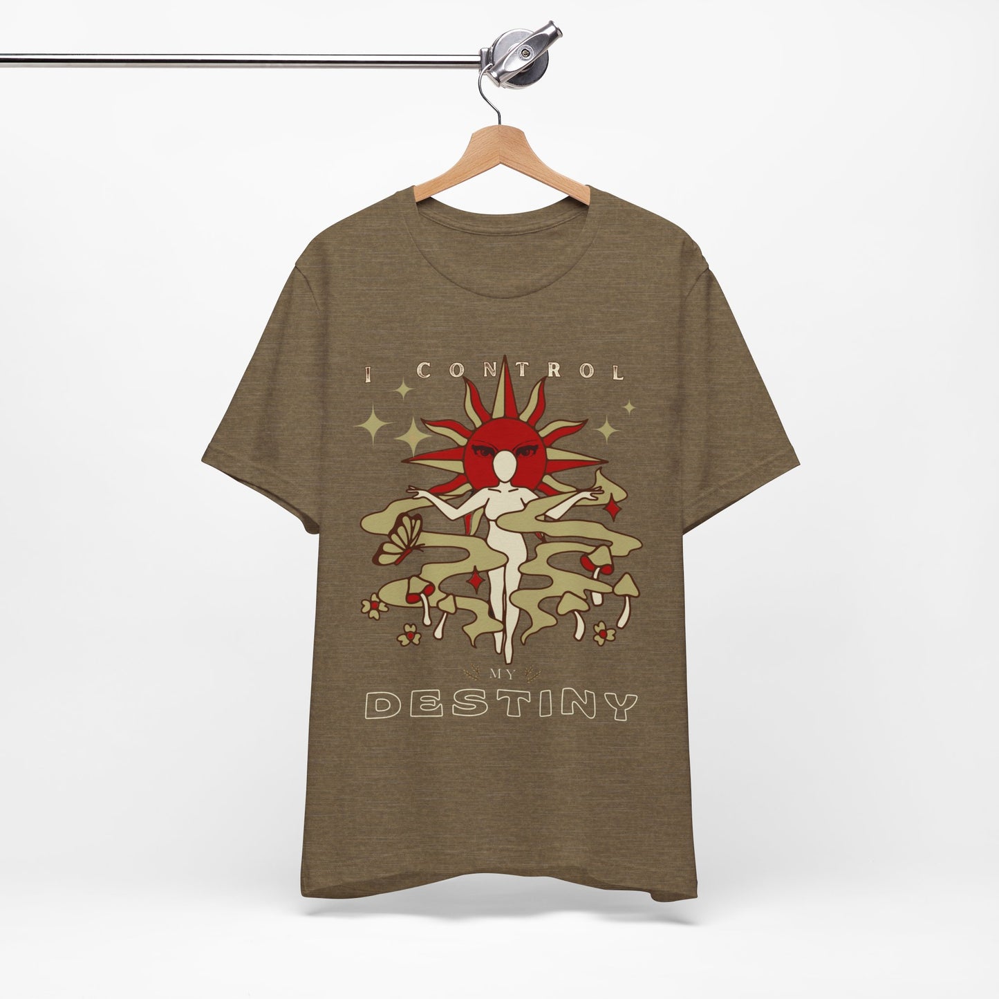 Celestial Sun Sign T-Shirt: Witchy Vibes, Mother Earth Apparel