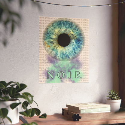 Eye Art Print: Surreal Iris Poster, Modern Wall Decor