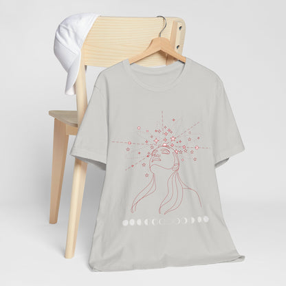 Mystical Imagination Tee: Moon Phases, Witchy Style