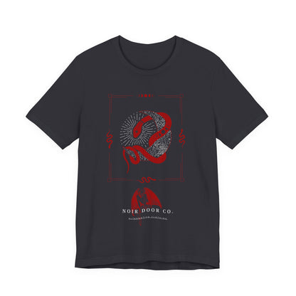 Mystical Snake Moon T-Shirt: Occult Graphic Tee, USA Made