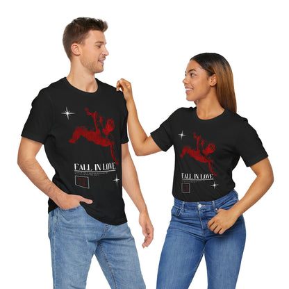 Gothic Skater Tee: Greek Statue, Fall In Love - USA Made