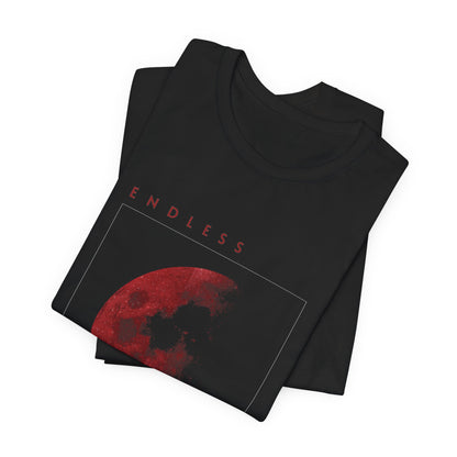 Red Moon Graphic T-Shirt: Celestial Witchy Top, Astrology Gift