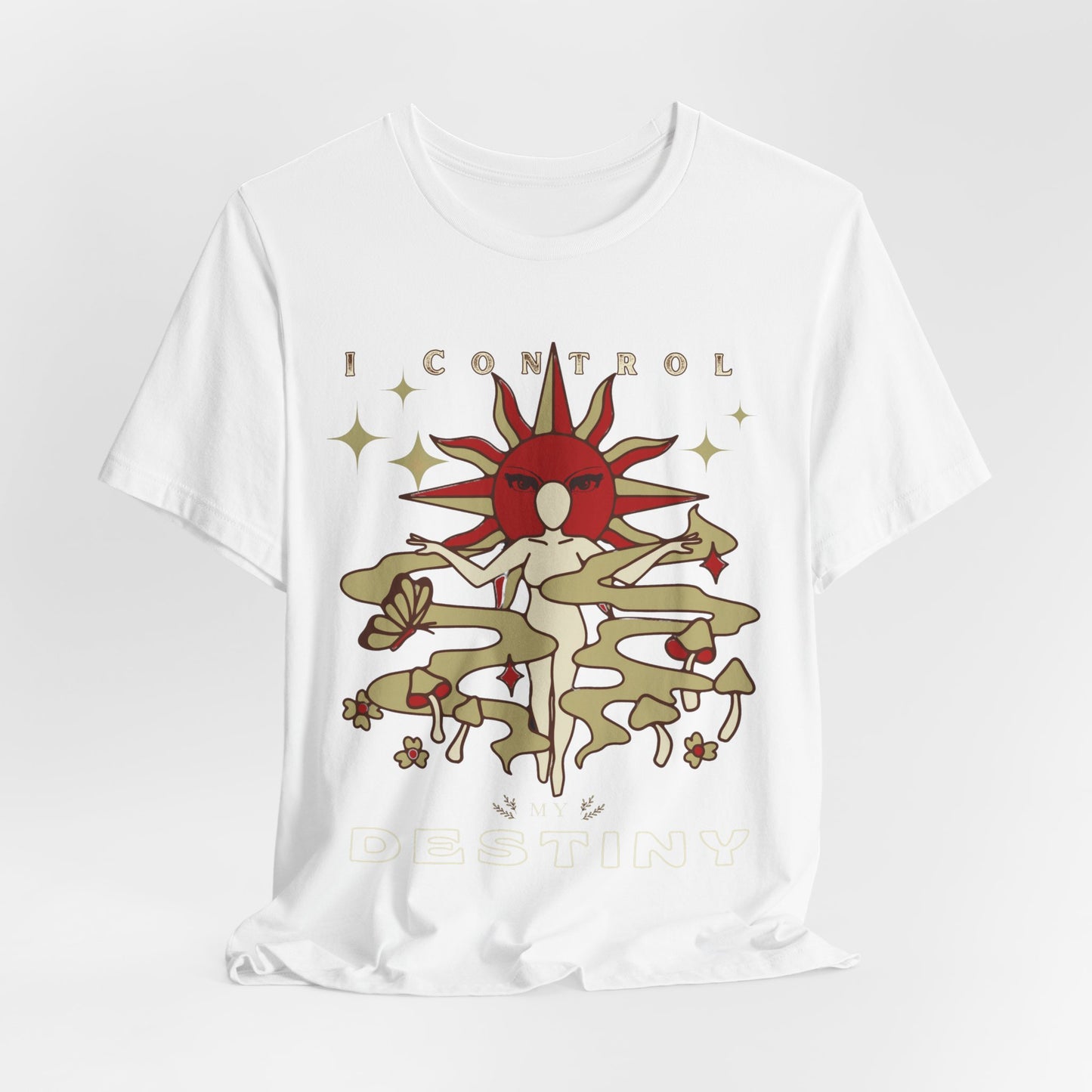 Celestial Sun Sign T-Shirt: Witchy Vibes, Mother Earth Apparel