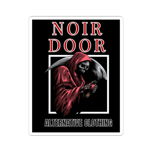 Grim Reaper Sticker: Gothic Memento Mori Art, Alternative Style