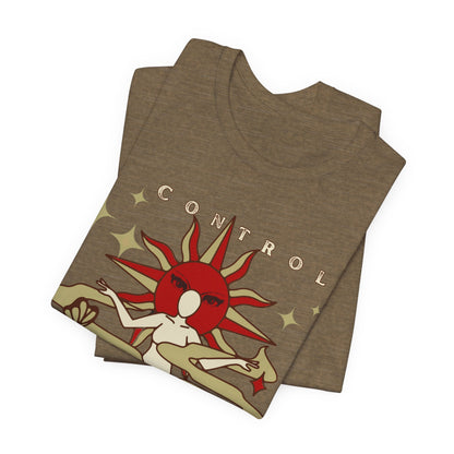 Celestial Sun Sign T-Shirt: Witchy Vibes, Mother Earth Apparel