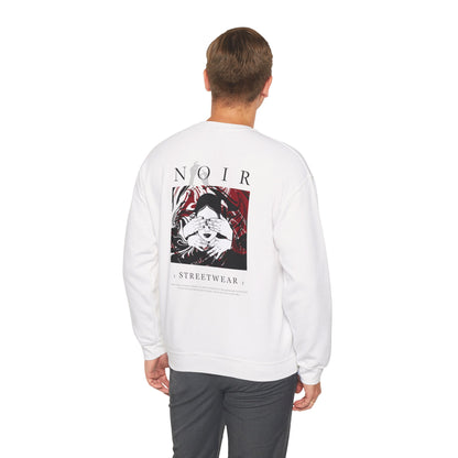Surrealism Hoodie: Anxiety Girl Graphic, Gothic Oversized Sweatshirt