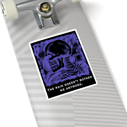 Purple Skeleton Sticker, Best Stickers for Laptops with Dark Aesthetics, Emotional Resilience Sticker, Water Bottle Sticker, Gift Ideas