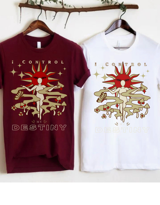Celestial Sun Sign T-Shirt: Witchy Vibes, Mother Earth Apparel