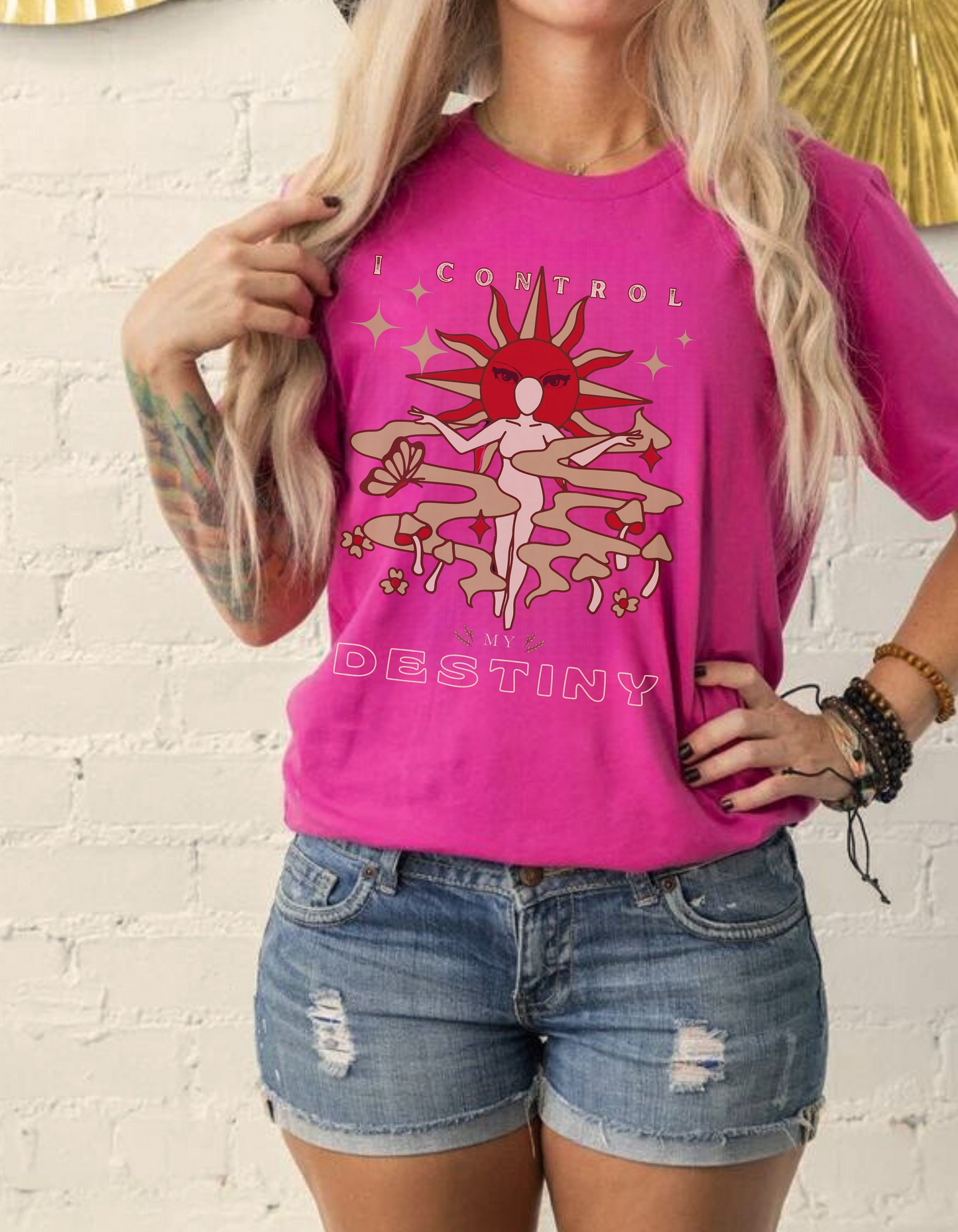 Celestial Sun Sign T-Shirt: Witchy Vibes, Mother Earth Apparel