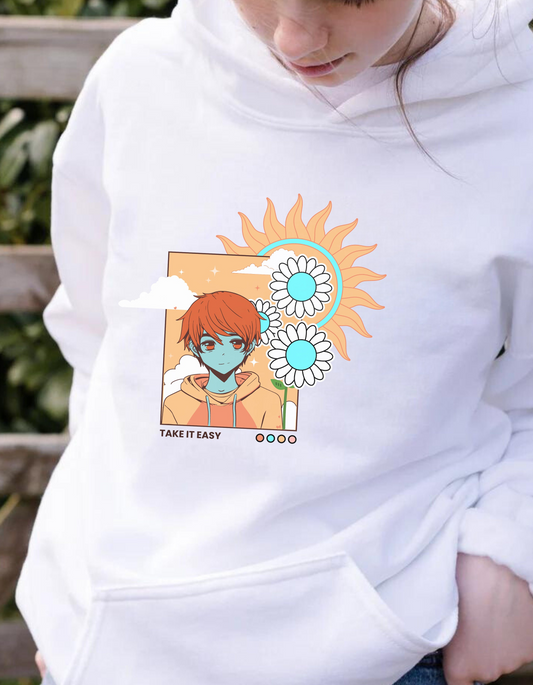 Kawaii Kid Pullover: Anime Fashion Sweatshirt