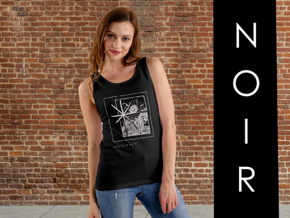 Sunflower Celestial Tank Top: Alt Summer Fashion, Mental Health Apparel
