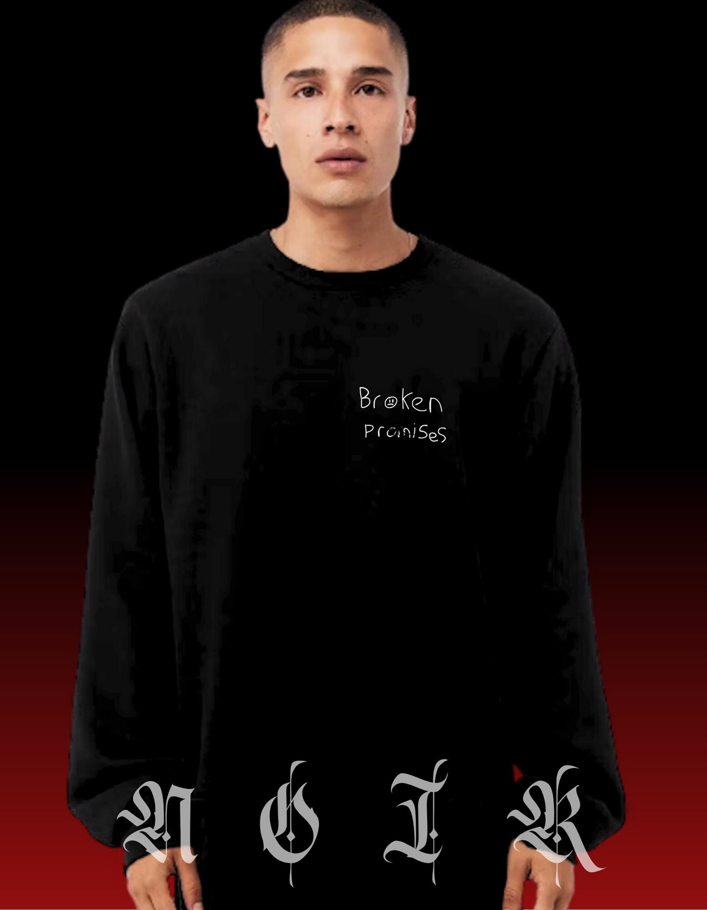Broken Promises Sweater: Edgy Mental Health Awareness Streetwear