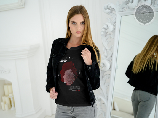 Shaded Reality Gothic Tee: Pixel Art, Edgy Streetwear
