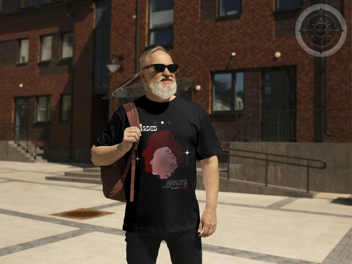 Shaded Reality Gothic Tee: Pixel Art, Edgy Streetwear