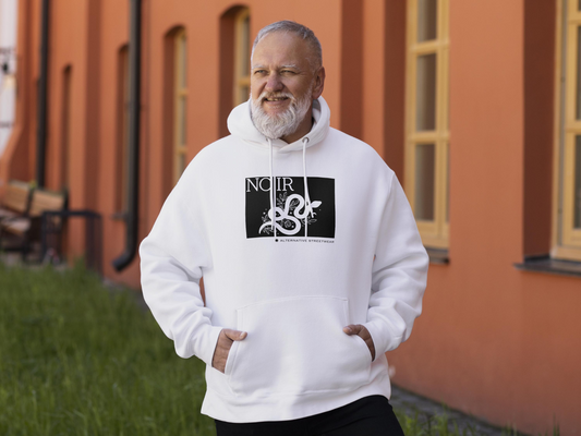 Gothic Snake Graphic Hoodie: Alternative Streetwear Pullover