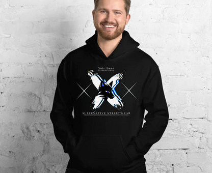 Wolf X Graphic Pullover: Edgy Gothic Streetwear