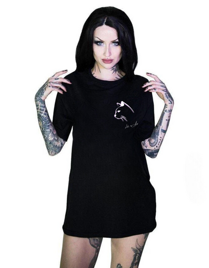 Life Is Art Cat T-Shirt: Happy Accidents Design