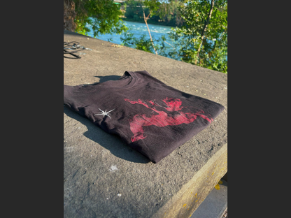 Gothic Skater Tee: Greek Statue, Fall In Love - USA Made