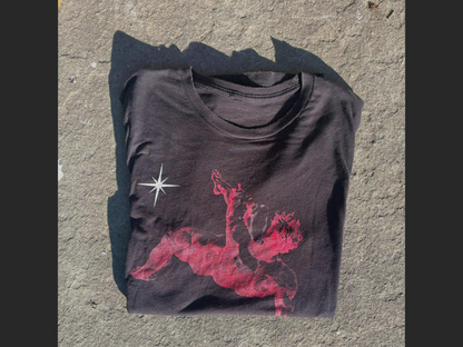 Gothic Skater Tee: Greek Statue, Fall In Love - USA Made