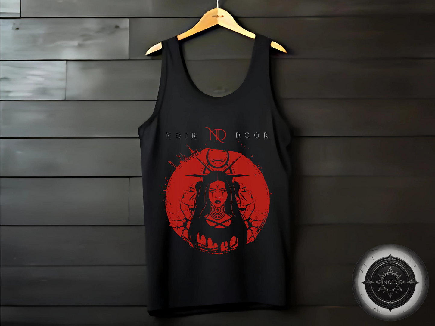 Medusa Graphic Tank Top: Dark Ethereal Streetwear