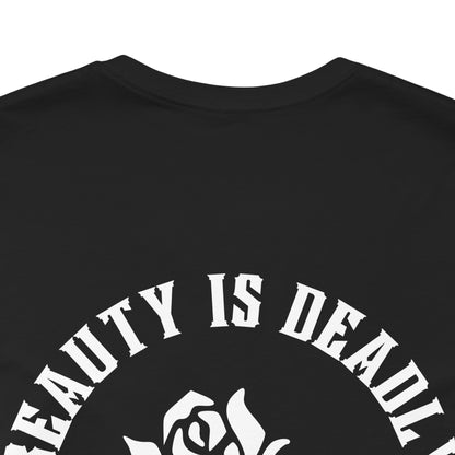 Hopeless Romantic T-Shirt: Red Rose Skeleton, Gothic Grunge Tee