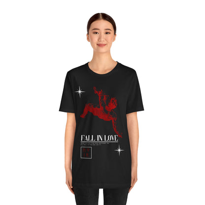 Gothic Skater Tee: Greek Statue, Fall In Love - USA Made