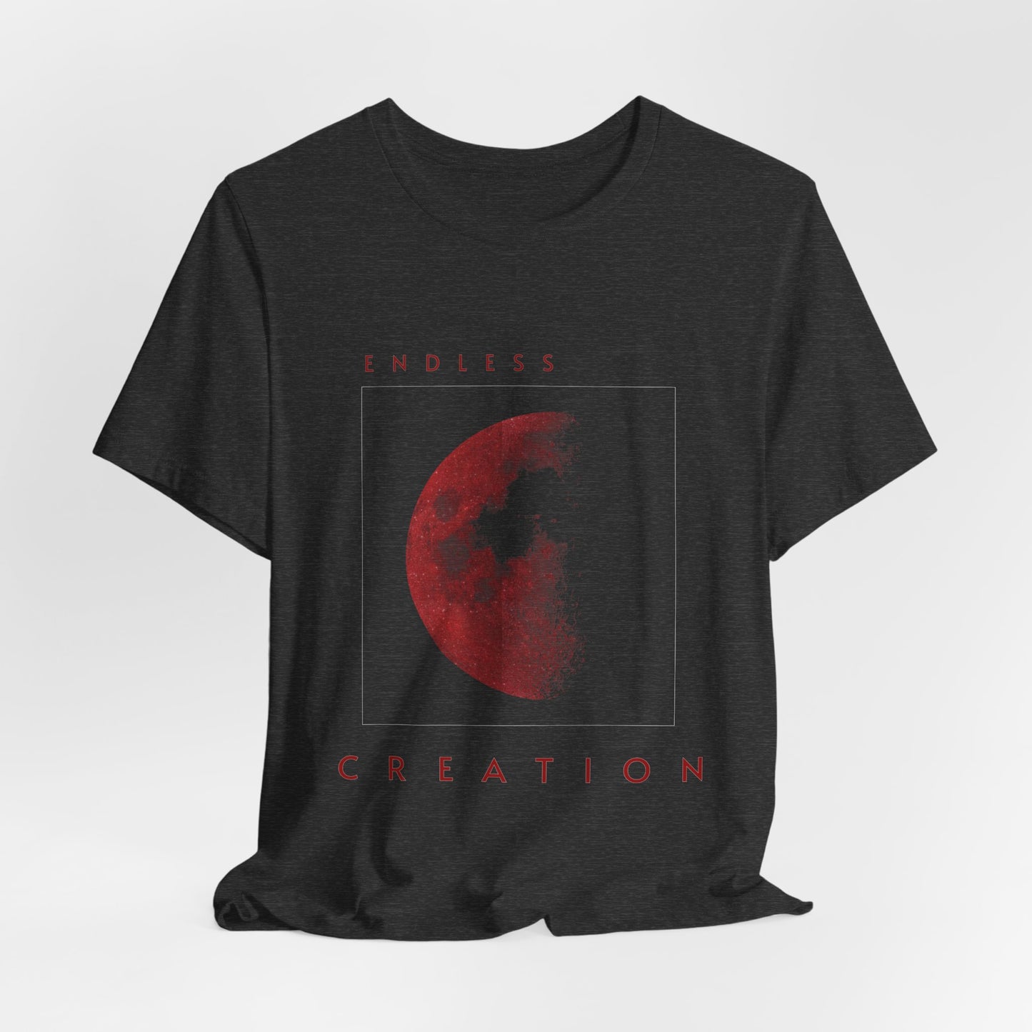 Red Moon Graphic T-Shirt: Celestial Witchy Top, Astrology Gift
