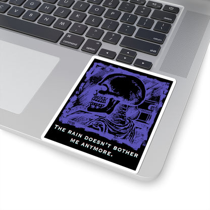 Purple Skeleton Sticker, Best Stickers for Laptops with Dark Aesthetics, Emotional Resilience Sticker, Water Bottle Sticker, Gift Ideas
