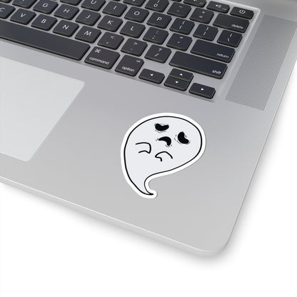 Ghost Laptop Decal, Cute Spooky Gifts, Alt Aesthetic, Kawaii Ghost Art, Fun Decor, Support Small, Goth Gifts, Handmade Designs, Goth Gift